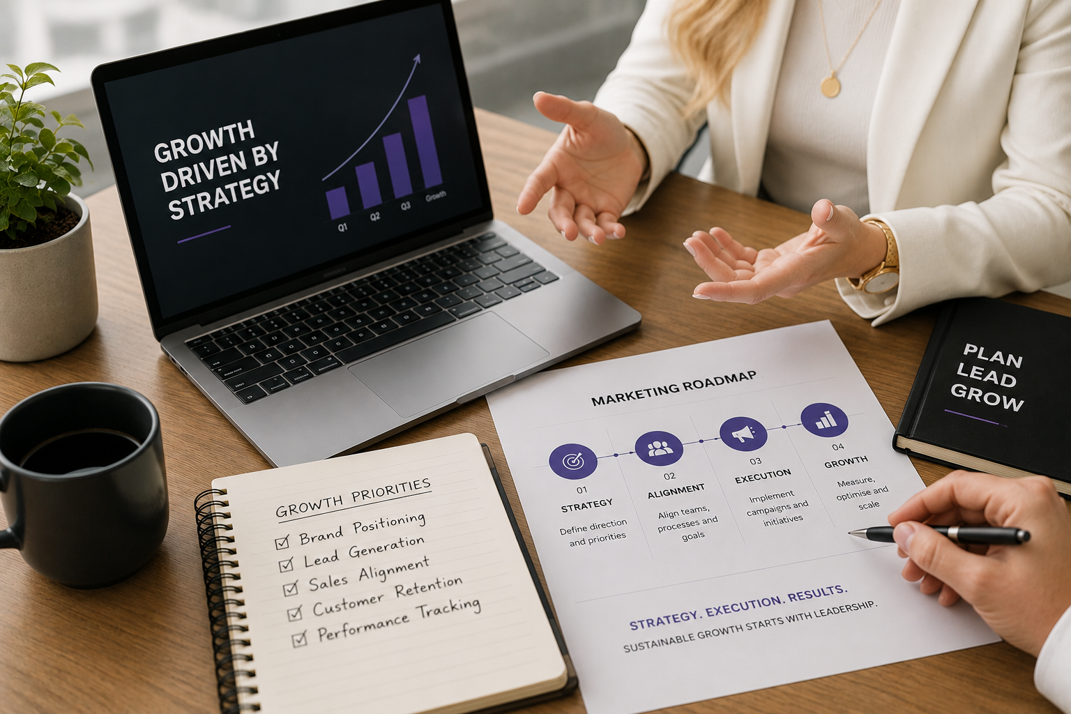 fractional marketimg services clarity to grow