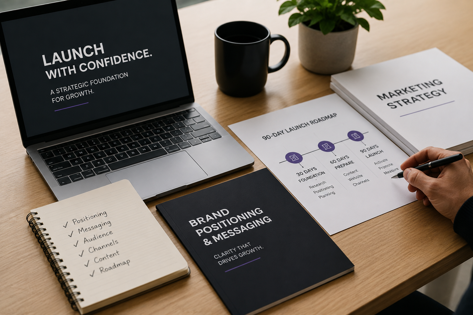 fractional marketing services launch with clarity